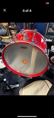 Gretsch Bass Drum 24x14   70's/80's  Stop Sign Badge
