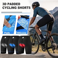 Men’s Cycling Shorts Padded Quick-Dry Riding Tight Pants Bike Shorts Trunks