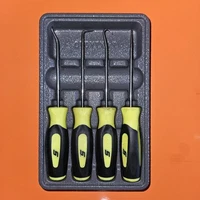 Snap-On 4pc Green Soft Grip Miniature Awl Hook Pick Set SGASA204CG