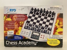 RYO Chess Academy Talking Computer Chess Teaching System Pristine Cond.