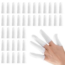 200 PCS Cotton Finger Cots Small, Finger Guards Hand Thumb Sleeves Protector