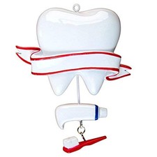 Polar X Dentist Personalized Christmas Tree Ornament Multi Color
