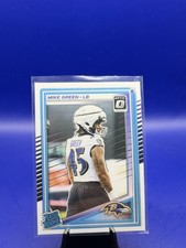 Mike Green 2025 Donruss Rookie #397 Press Proofs Purple Baltimore Ravens Rookie
