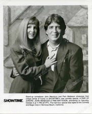 A Pair of Jokers John Mendoza Pam Matteson Photo 8X10 commedienne impressionist