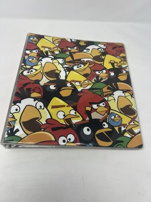 Angry Birds  3 Ring Binder Used