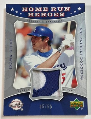 2004 Upper Deck Sweet Spot SHAWN GREEN Home Run Heroes Patch /55