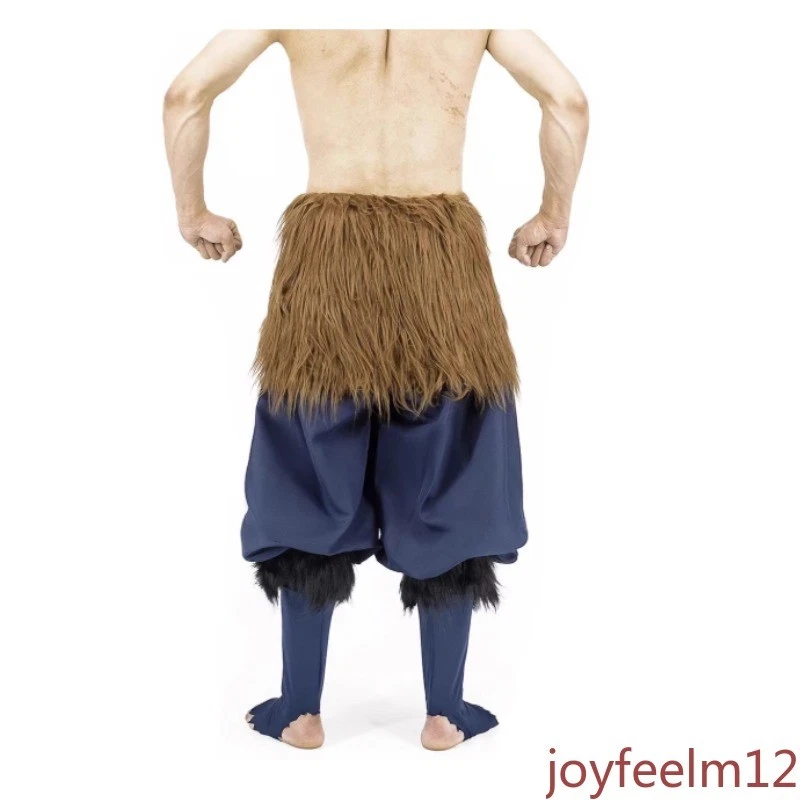 Cazador de demonios Kimetsu No Yaiba Hashibira Inosuke Disfraz Pelucas Máscara Conjunto Foto 3 de 4