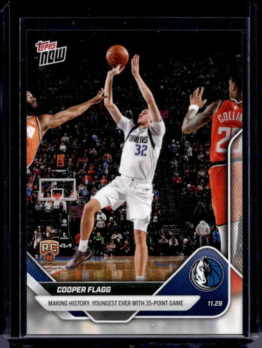 Cooper Flagg - 2025-26 NBA Topps NOW® - Card 67 - PR: 14329