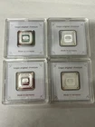 LOT OF 4:  5 Gram 999 SILVER GEIGER ORIGINAL PREMIUM Edelmetalle BARS