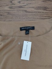 Banana Republic Brown Sleeveless Long A-Line Dress Solid Size M