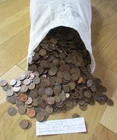 Estate Lot Bag 5,000 Copper Lincoln Wheat Cent Pennies 1909-58 "Premium Mix"