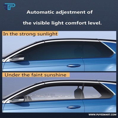 Photochromic film,VLT 75%-25%,auto film,car window film Tint,solar film,car tint