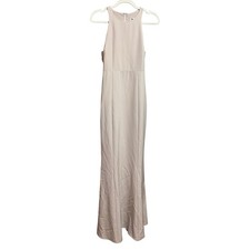 Show Me Your Mumu Chicago High Neck Maxi Dress Pale Pink Sz M