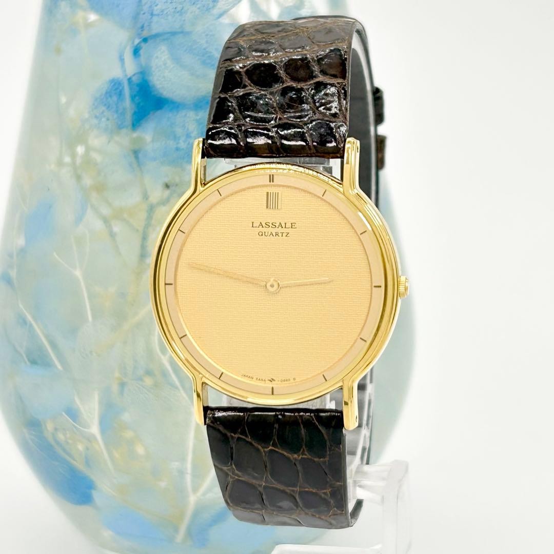 Seiko Lassale Quartz Dress Watch 5A54 Mens Vintage Wrist 19cm | eBay