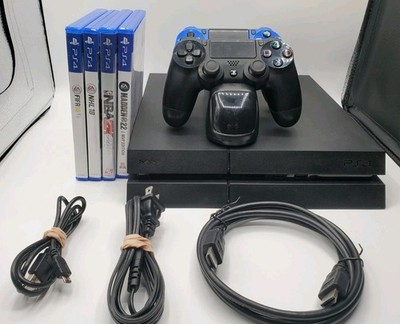 Sony Playstation 4 PS4 CUH-1215A 500GB Console Bundle w/ 2 Controllers & 6 Games