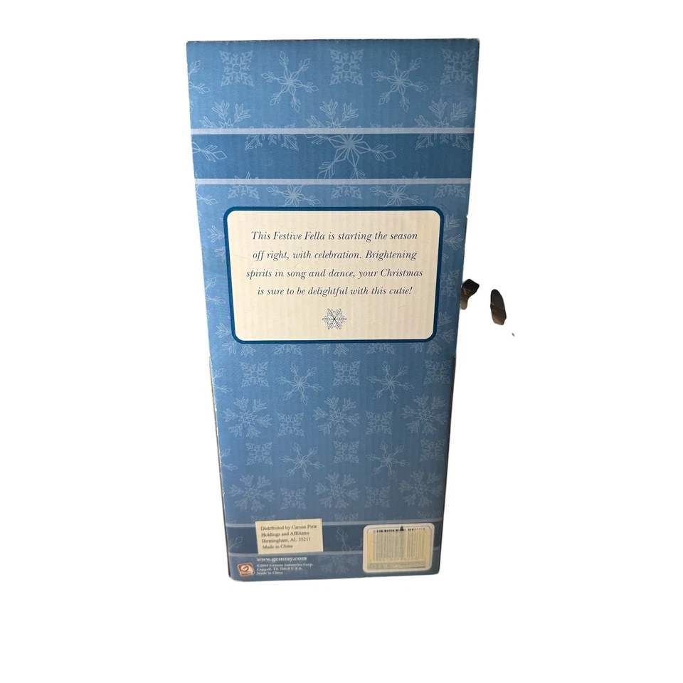 Gemmy 2004 Festive Fellas Animado Reno Cantando/Bailando - Nuevo en Caja - Probado Foto 3 de 3