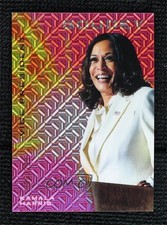 2021 Goodwin Champions Goudey Platinum Pink Traxx 58/299 Kamala Harris #G14 0bh9