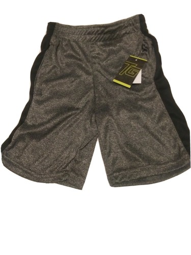 Tuff Guys Boys Pull On Shorts Gray & Black with Pockets NWT - Size XSmall 4/5