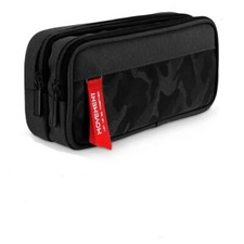Camouflage Pencil Case Bag Organizer Box Pouch Zip Large Big Capacity Retro