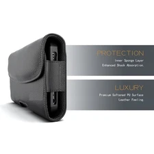  BELT CLIP LOOP HOLSTER LEATHER POUCH PHONE HOLDER CASE TO FIT Motorola Moto Z4
