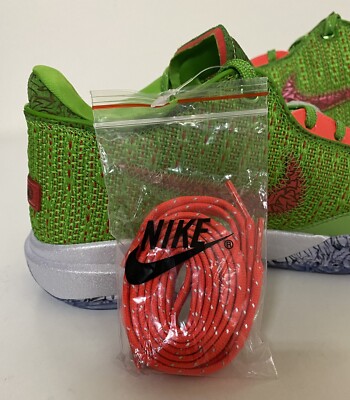 Nike LeBron XX 20 Stocking Stuffer Christmas Mens Sz 9 Green Red