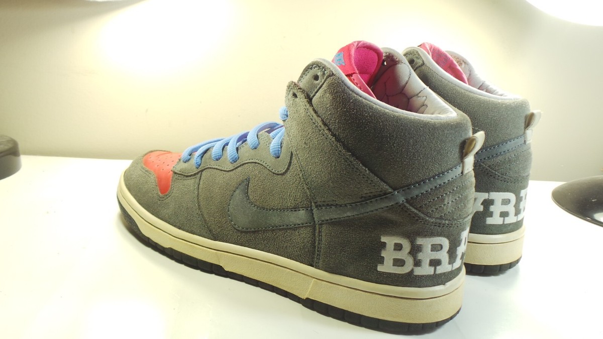 シューズ(男性用) NIKE DUNK HIGH PREMIUM SB BRAIN WRECK HIGH NIKE WRECK シューズ(男性用) BRAIN PREMIUM SB DUNK