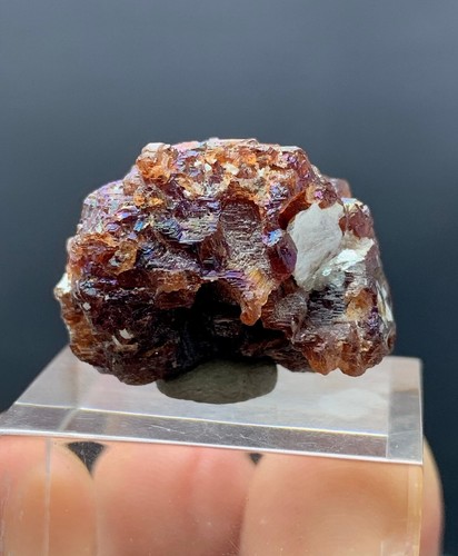 Natural Red Garnet Crystal, Etched Garnet From Skardu Pakistan-14 Gram - Picture 7 of 7