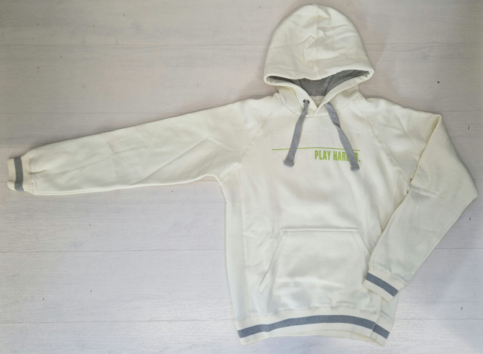 7526 MACRON Research Hoodie With Pockets Cotton Fleece