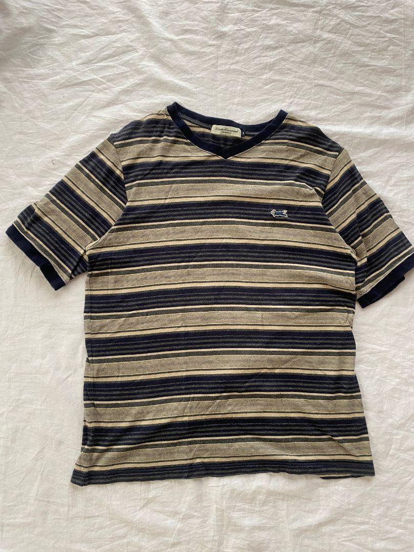 トップス UNDERCOVER Border L/S T Shirt UNDERCOVER ism Border T-shirt Size 3 Blue Gray | eBay