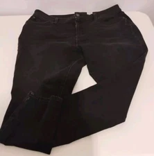 Time And Tru Women's Jeans Size 18 Black Curvy High Rise 5 Pocket Denim Petite 