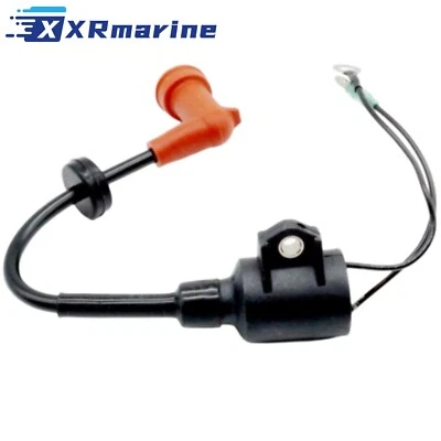 2025 New Ignition Coil Assy for Yamaha 2 Str 9.9 15 HP Outboard 63V-85570-00-00 - Image 1 of 4