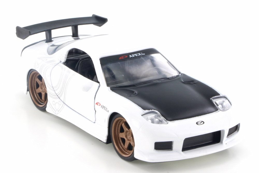 1993 Mazda RX-7 Hard Top, White - Jada 98563 - 1/32 Scale Diecast