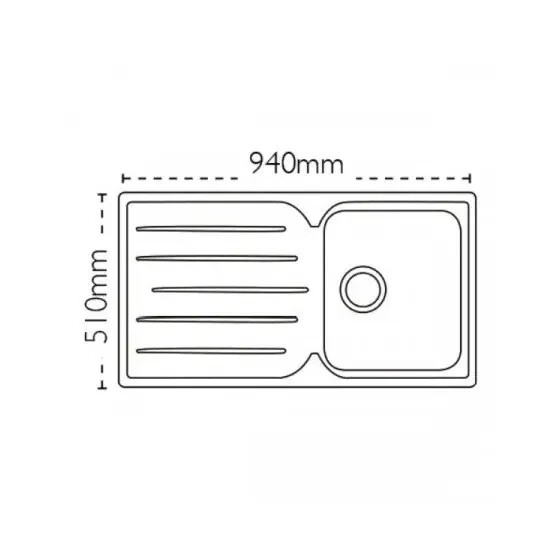 Carron Phoenix Adelphi 100 1.0 Bowl Stainless Steel Sink eBay
