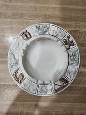 Vintage 1970s Don Astro Zodiac Sign Handmade Signed Millie Ceramic Ashtray