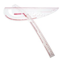 Set Righelli Taglio d´Oro - il systema taglio d´oro - squadre taglio d`oro  