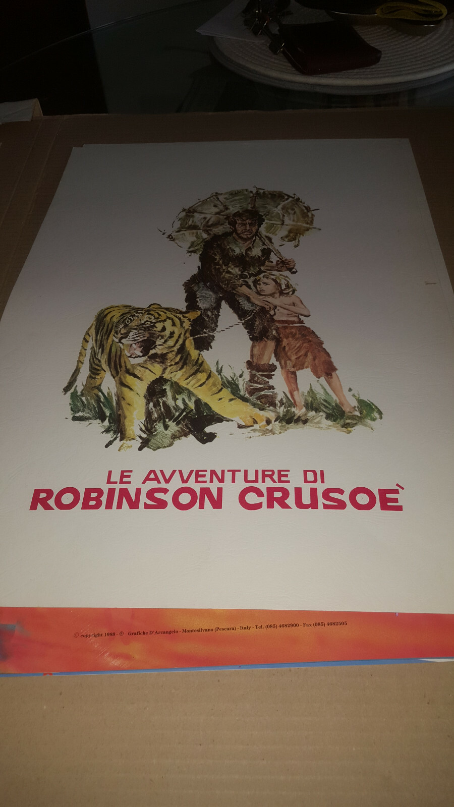 Locandina originale film Le avventure di Robinson Crusoè (1970) - Regia di René Cardona Jr.