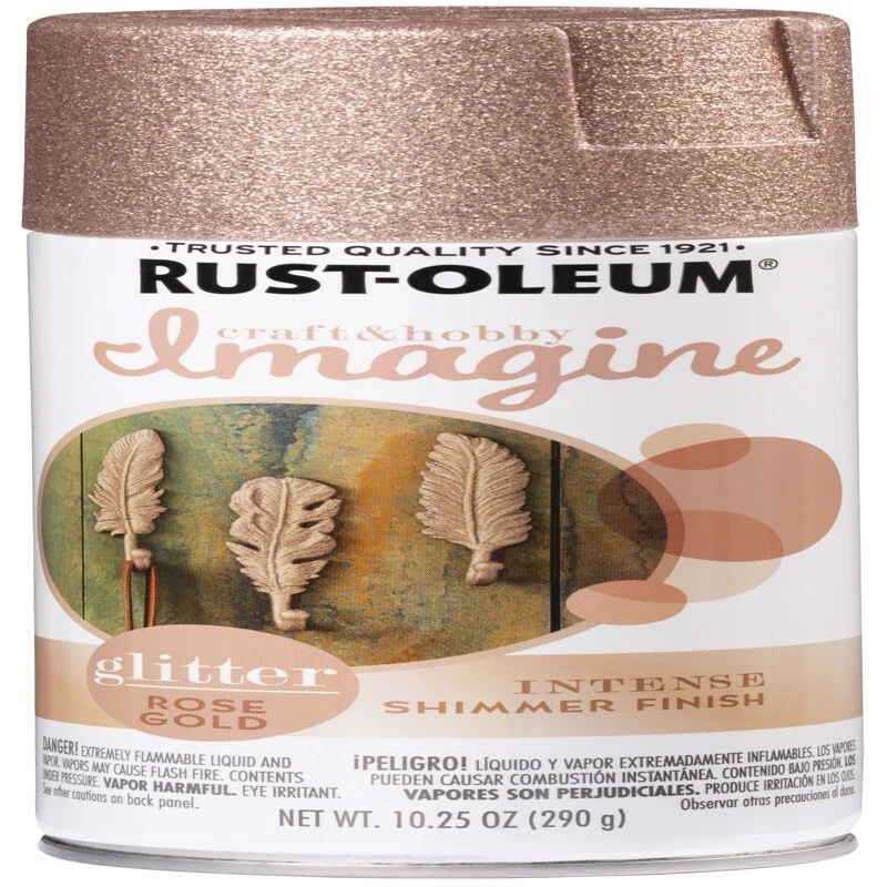 Rust-Oleum Imagine Craft & Hobby Intense Glitter Rose Gold Spray