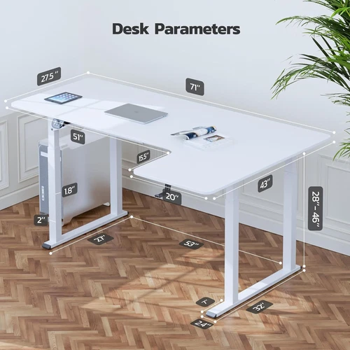 180x109 cm Höhenverstellbarer Schreibtisch Elektrisch Stehtisch Desktop - Bild 17 von 20