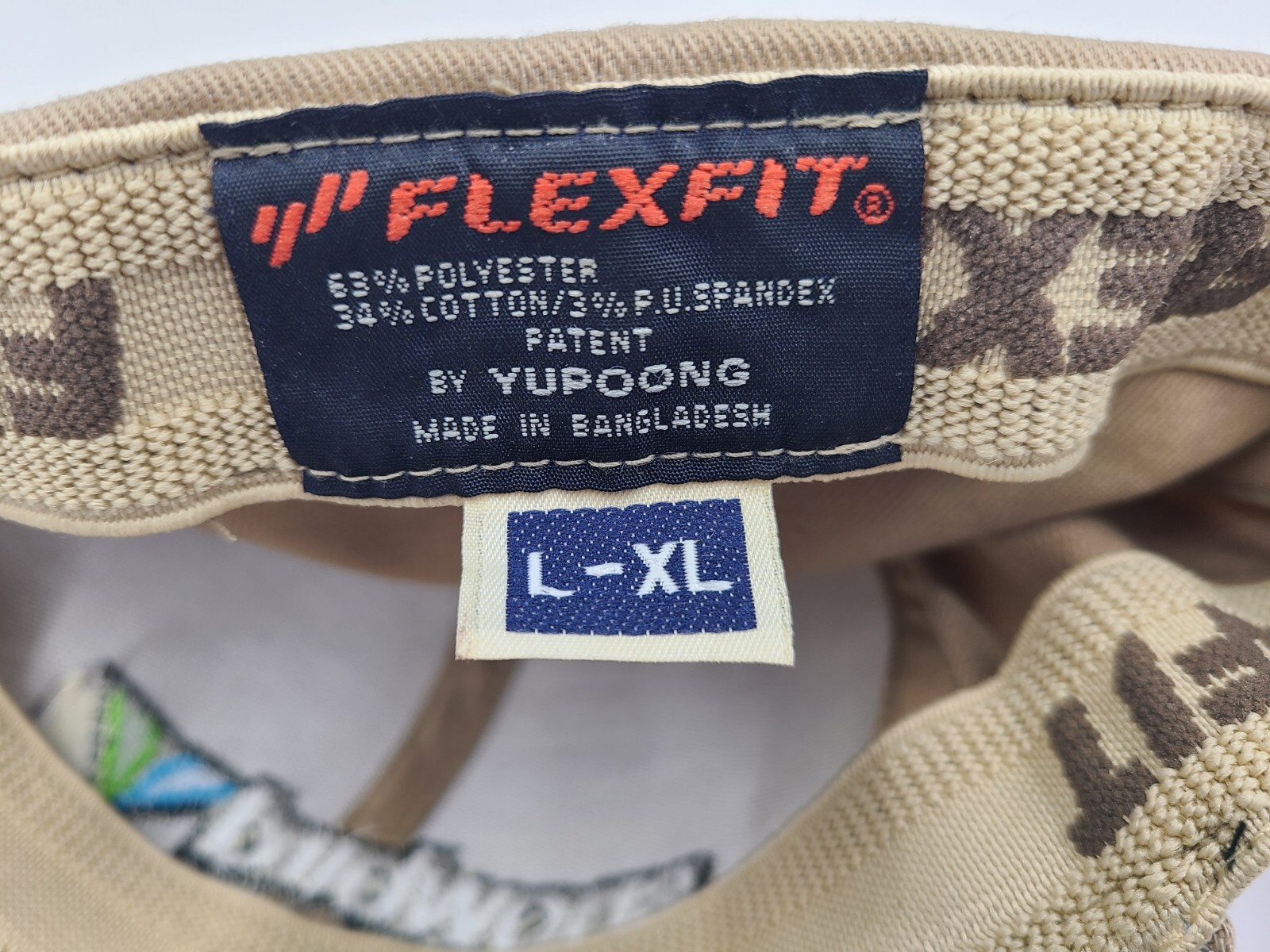 Snowbird Utah Ski Resort Flex Fitted L-XL Hat Cap Snow Snowboard Men Women Beige
