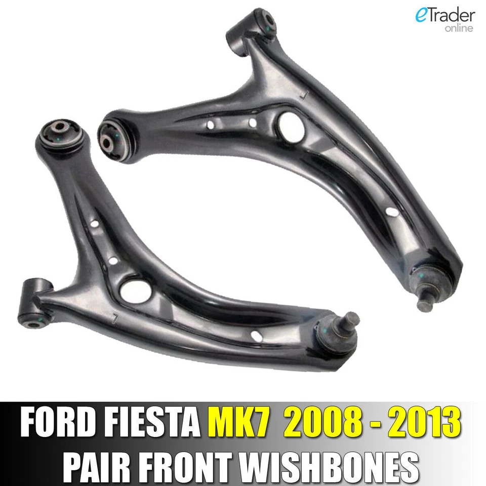 For FORD FIESTA MK7 FRONT WISHBONES ARMS PAIR 2008-2018 Inc Track Rods & Links - Image 2 of 2