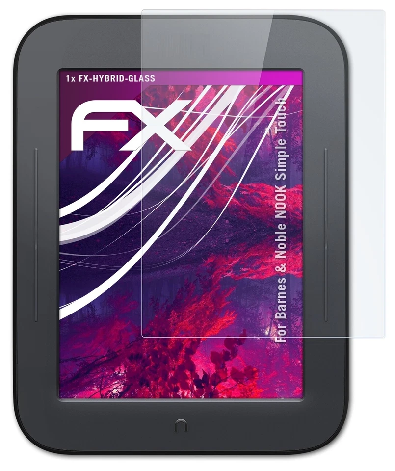 Pellicola Vetro per Barnes & Noble NOOK Simple Touch 9H Armatura di protezione - Immagine 3 di 4