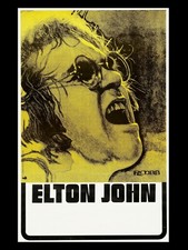 ELTON JOHN  16" x 12" Photo Repro PROMO Poster