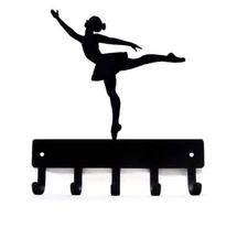 Ballerina #3 Dance Medal Hanger / Key Rack