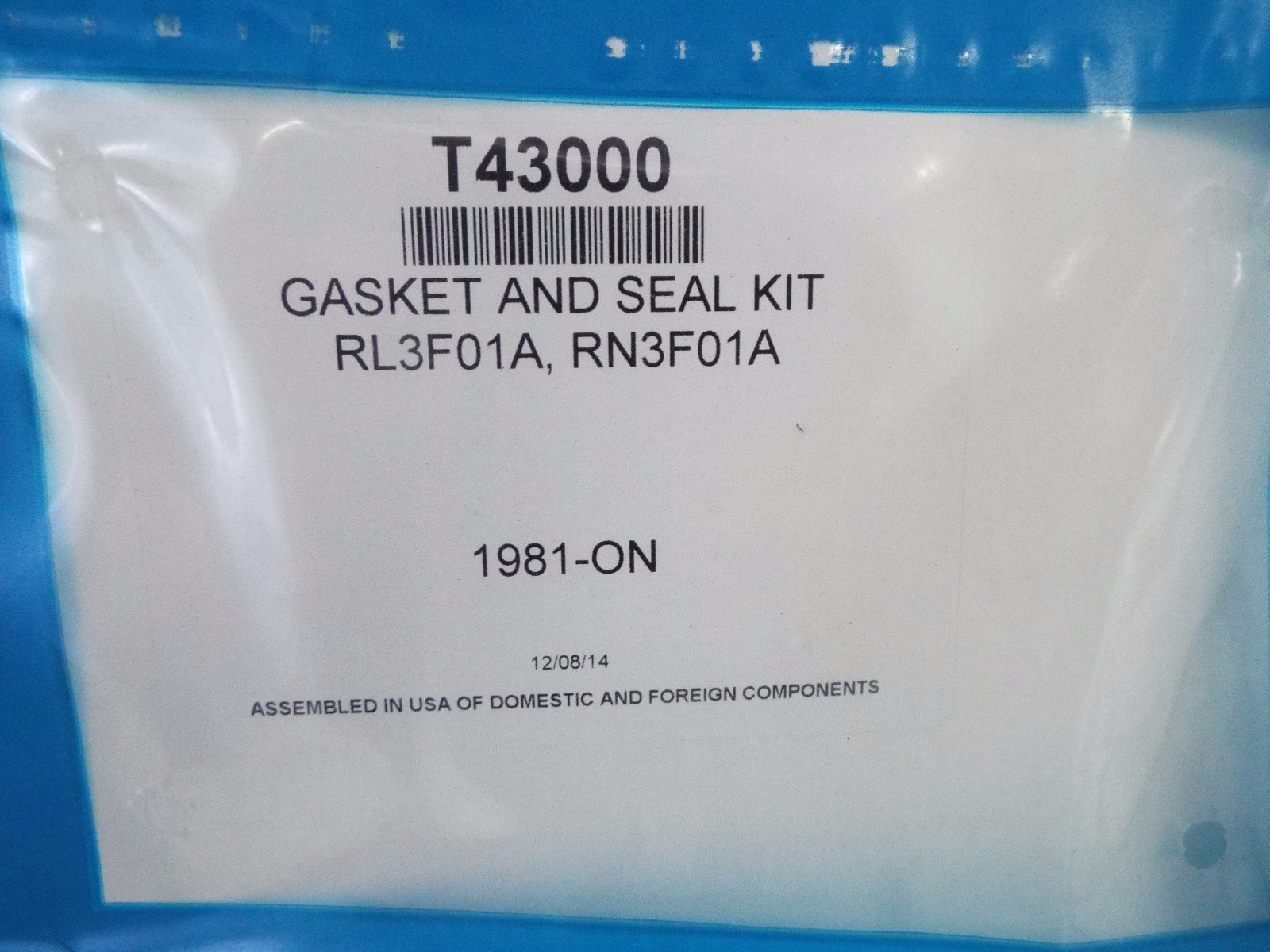 .NEW for Nissan AUTOMATIC TRANSMISSION Gasket Set KIT RL3F01A RN3F01A