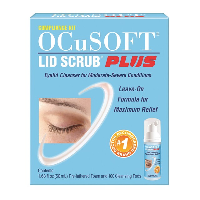 OCuSOFT Plus 50ml Eyelid Cleaning Foam Make up Remover for Blepharitis