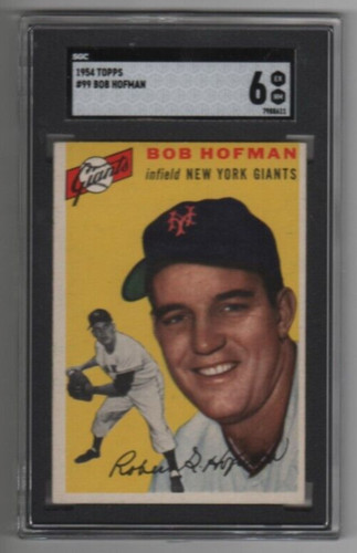 1954 Topps Bob Hofman #99 card