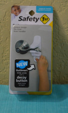 Safety First Door Latch with Decoy Button "Outsmart Little Ones"