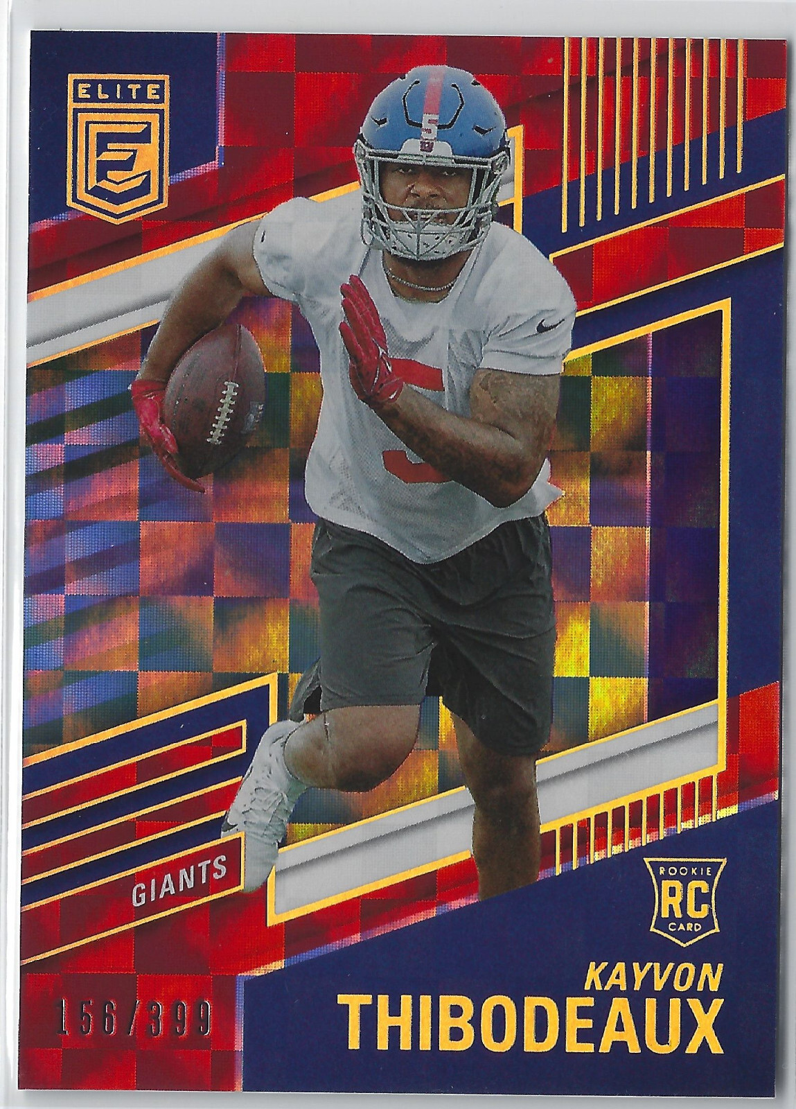 Kayvon Thibodeaux 2022 Elite Red Rookie RC /399 Giants