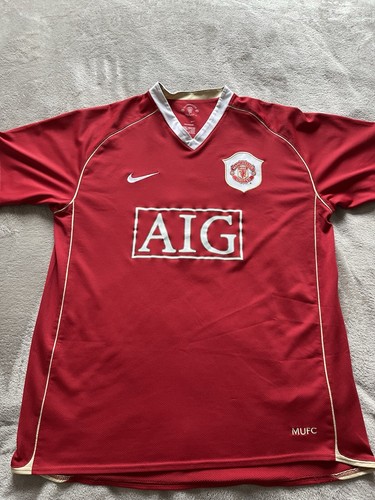 Louis Saha #9 / Manchester United - vintage Nike 2006/07 Heimtrikot Football Kit - Bild 4 von 9