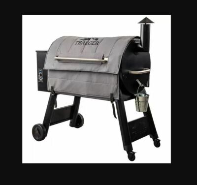 Traeger Wood Fire Grill BAC628 Winter Grey Insulation Blanket for